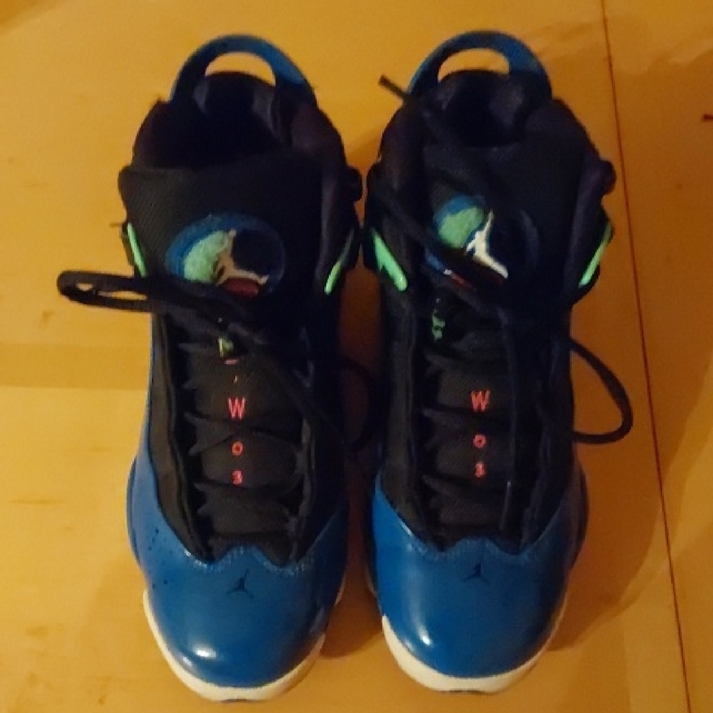 NIKE AIR JORDAN 6Y 6 RINGS GAME ROYAL / LUCID GREEN 323399- 039